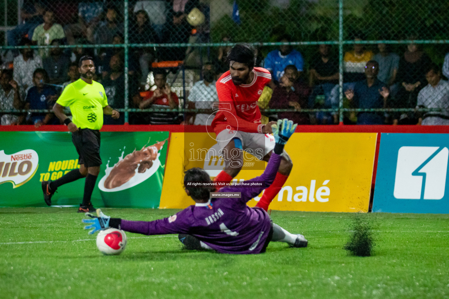 Stelco Club vs Raajje Online Club in Club Maldives Cup 2022 was held in Hulhumale', Maldives on Wednesday, 19th October 2022. Photos: Hassan Simah/ images.mv