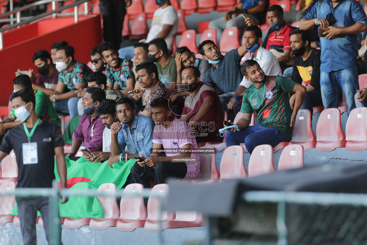 Bangladesh vs India in SAFF Championship 2021 held on 1st October 2021 in Galolhu National Stadium, Male', Maldives