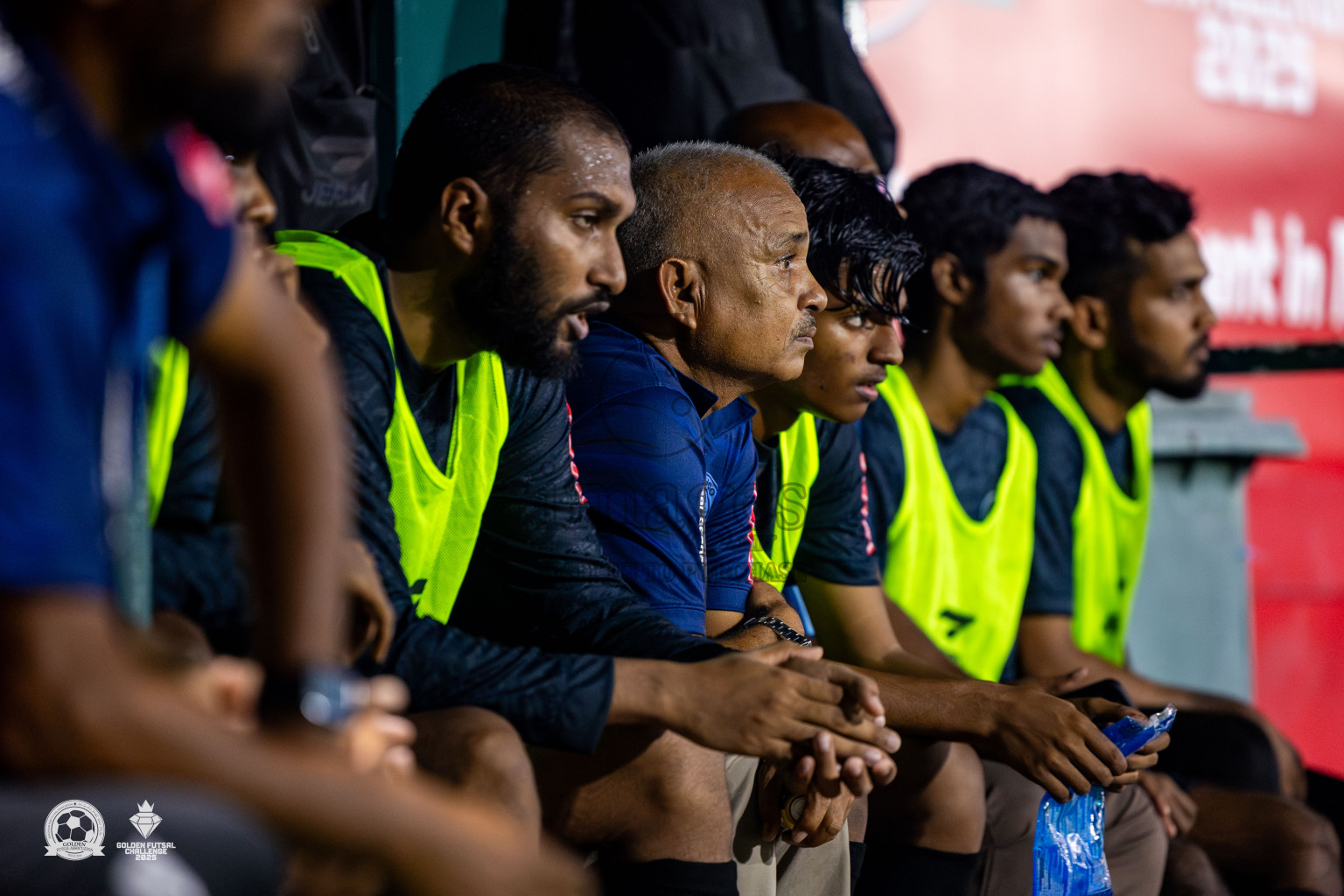 Dh Kudahuvadhoo vs Dh Bandidhoo in Day 21 of Golden Futsal Challenge 2025 was held on Saturday , 25th January 2025, in Hulhumale', Maldives. Photos: Nausham Waheed / images.mv