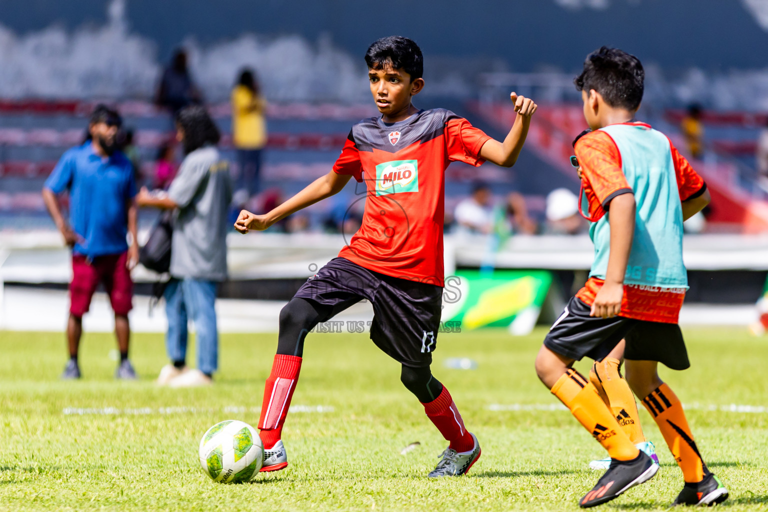Day 1 of Under 10 MILO Academy Championship 2024 was held at National Stadium in Male', Maldives on Friday, 26th April 2024. Photos: Nausham Waheed / images.mv