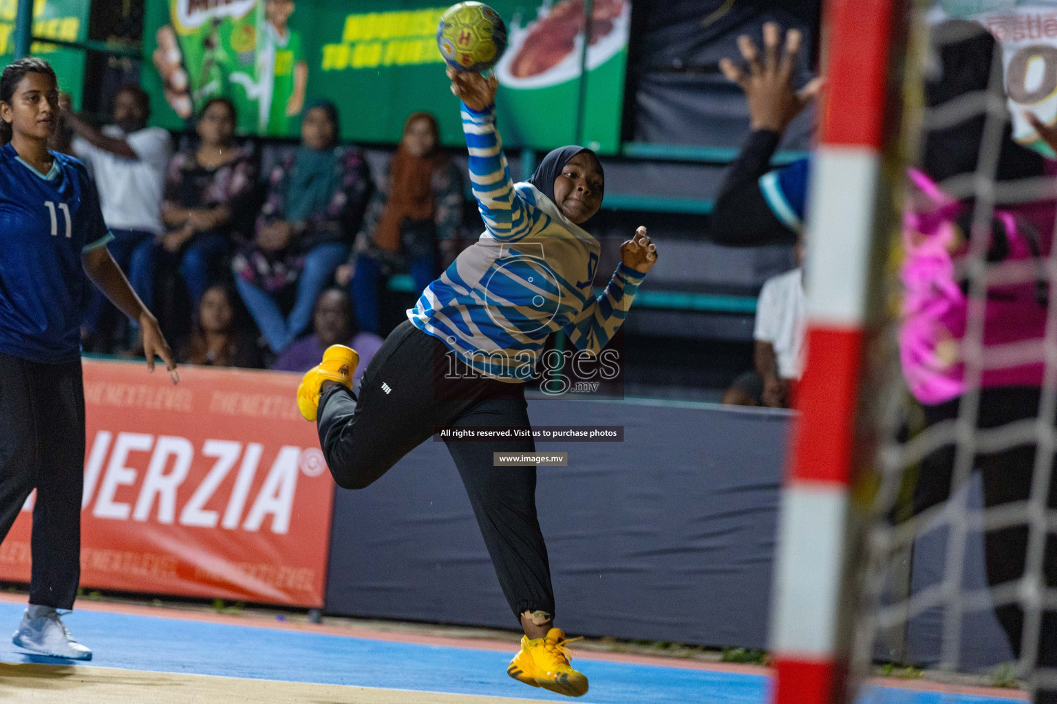 Quarter Final of 7th Inter-Office/Company Handball Tournament 2023, held in Handball ground, Male', Maldives on Friday, 20th October 2023 Photos: Nausham Waheed/ Images.mv