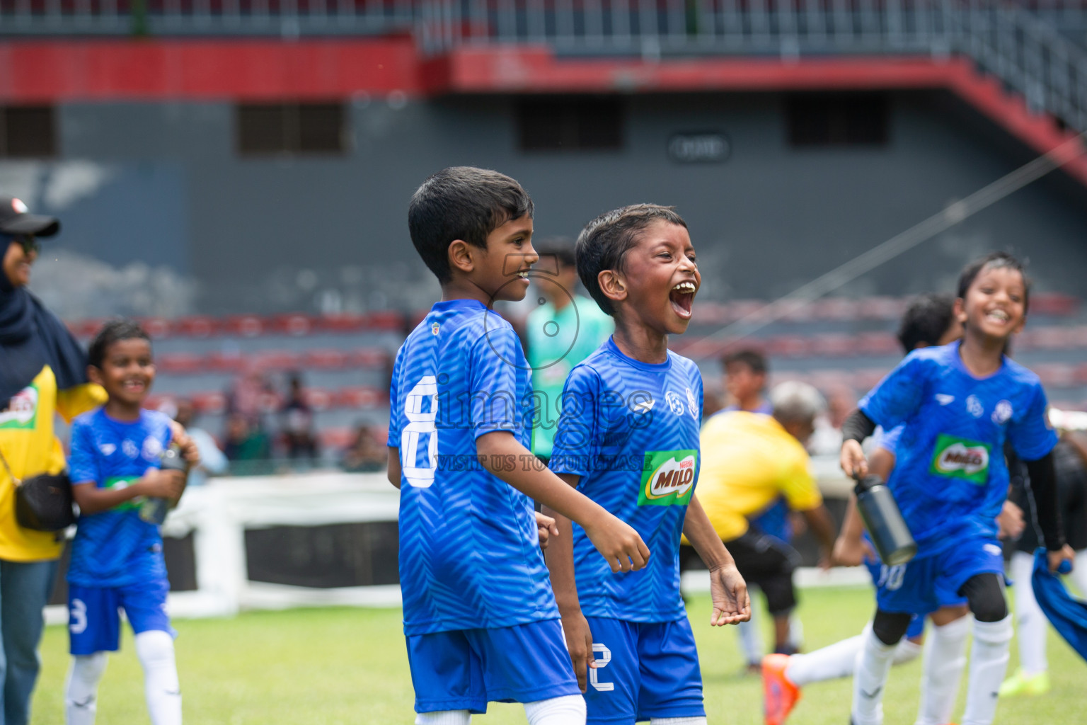 Day 2 of MILO Kids Football Fiesta was held at National Stadium in Male', Maldives on Saturday, 24th February 2024.