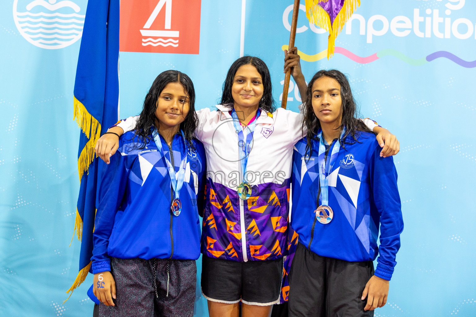 Day 4 of BML 21st Interschool Swimming Competition 2025 was held in Hulhumale' Swimming Pool, Hulhumale', Maldives on Tuesday, 14th October 2025. Photos: Mohamed Mahfooz Moosa / images.mv