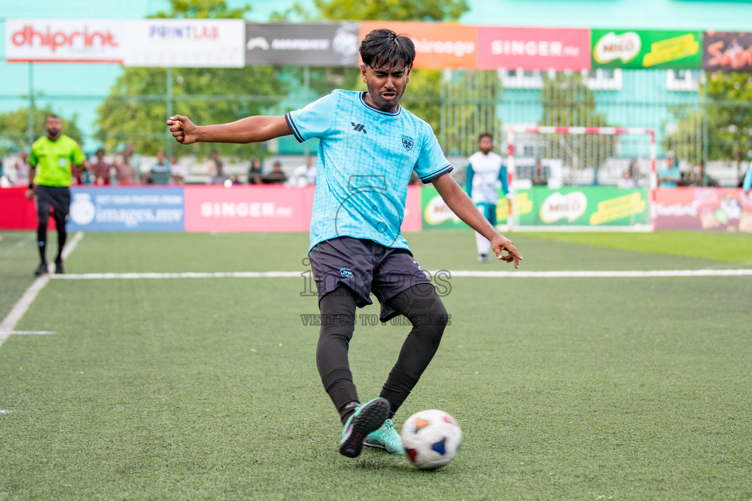 CLUB NDA vs HES CLUB in Club Maldives Classic 2024 held in Rehendi Futsal Ground, Hulhumale', Maldives on Friday, 6th September 2024. 
Photos: Hassan Simah / images.mv