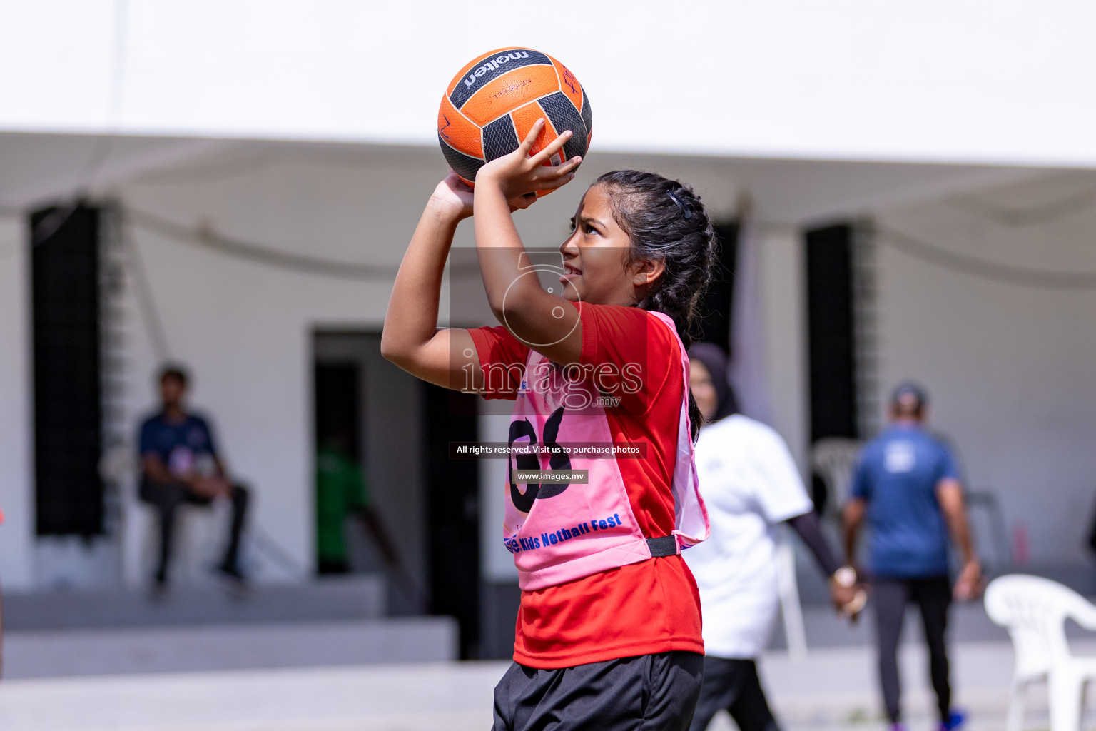 Day 1 of Nestle' Kids Netball Fiesta 2023 held in Henveyru Stadium, Male', Maldives on Thursday, 30th November 2023. Photos by Nausham Waheed / Images.mv