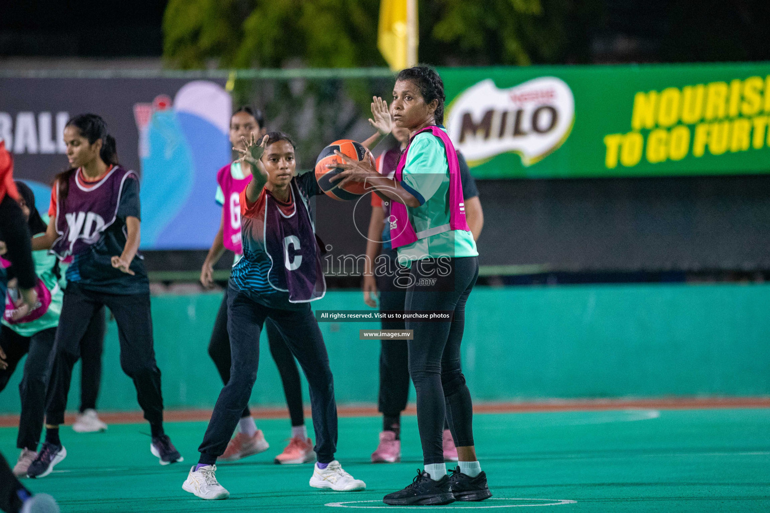 Day 1 of 20th Milo National Netball Tournament 2023, held in Synthetic Netball Court, Male', Maldives on 29th May 2023 Photos: Nausham Waheed/ Images.mv