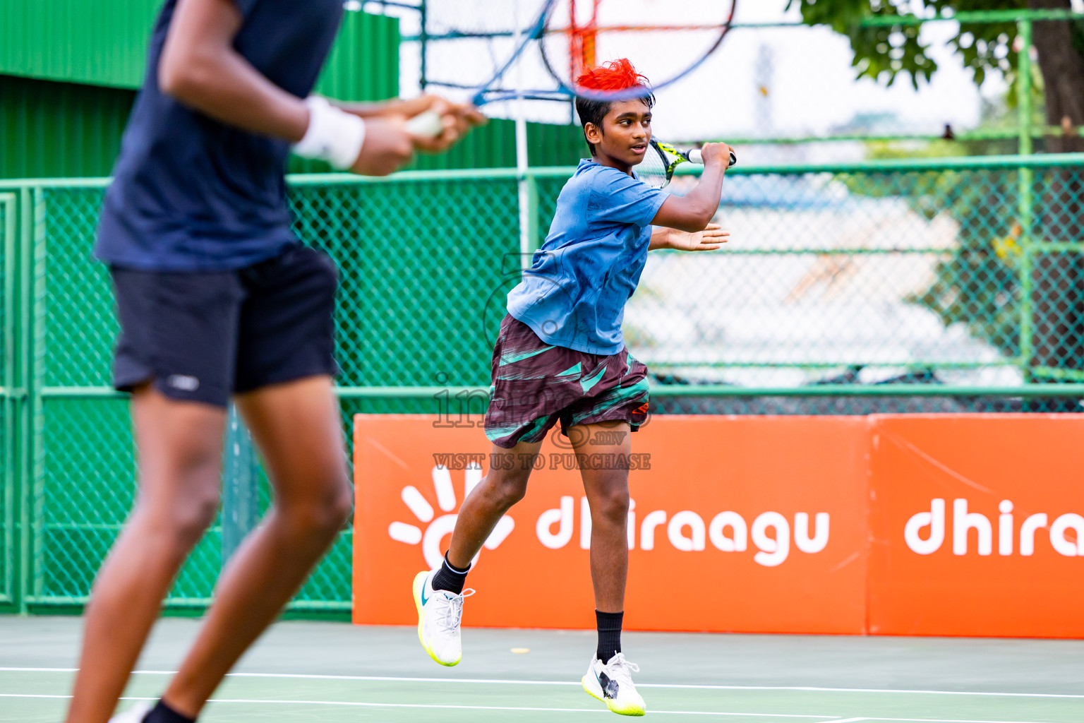 Day 5 of ATF Maldives Junior Open Tennis was held in Male' Tennis Court, Male', Maldives on Monday, 16th December 2024. Photos: Nausham Waheed/ images.mv