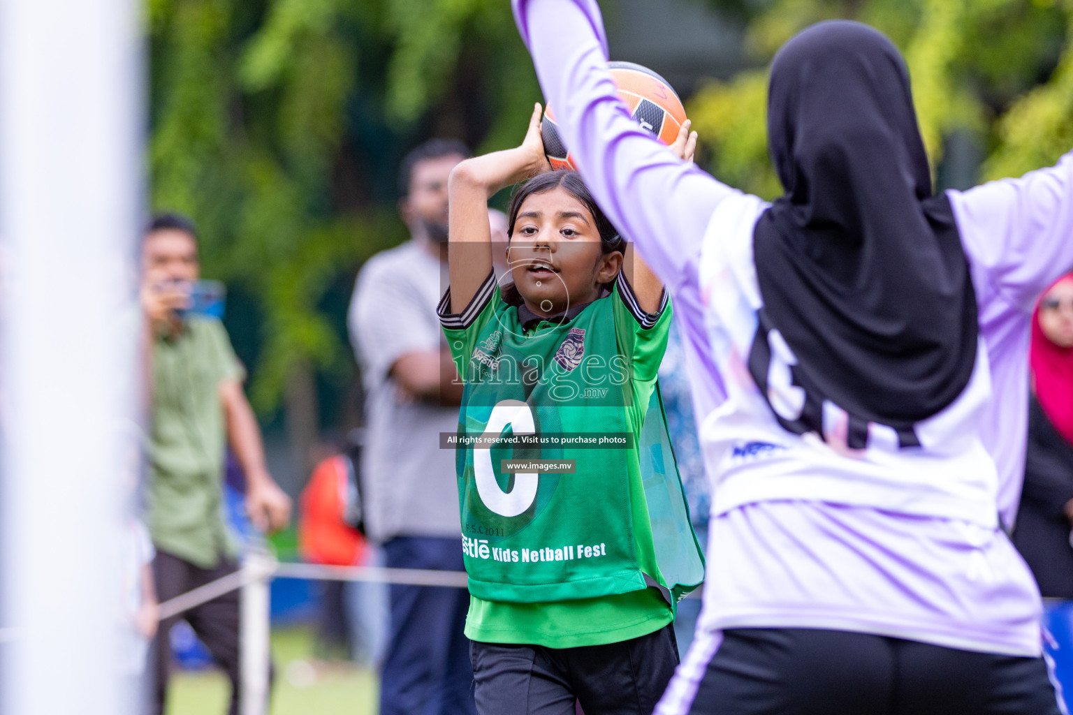 Day 1 of Nestle' Kids Netball Fiesta 2023 held in Henveyru Stadium, Male', Maldives on Thursday, 30th November 2023. Photos by Nausham Waheed / Images.mv