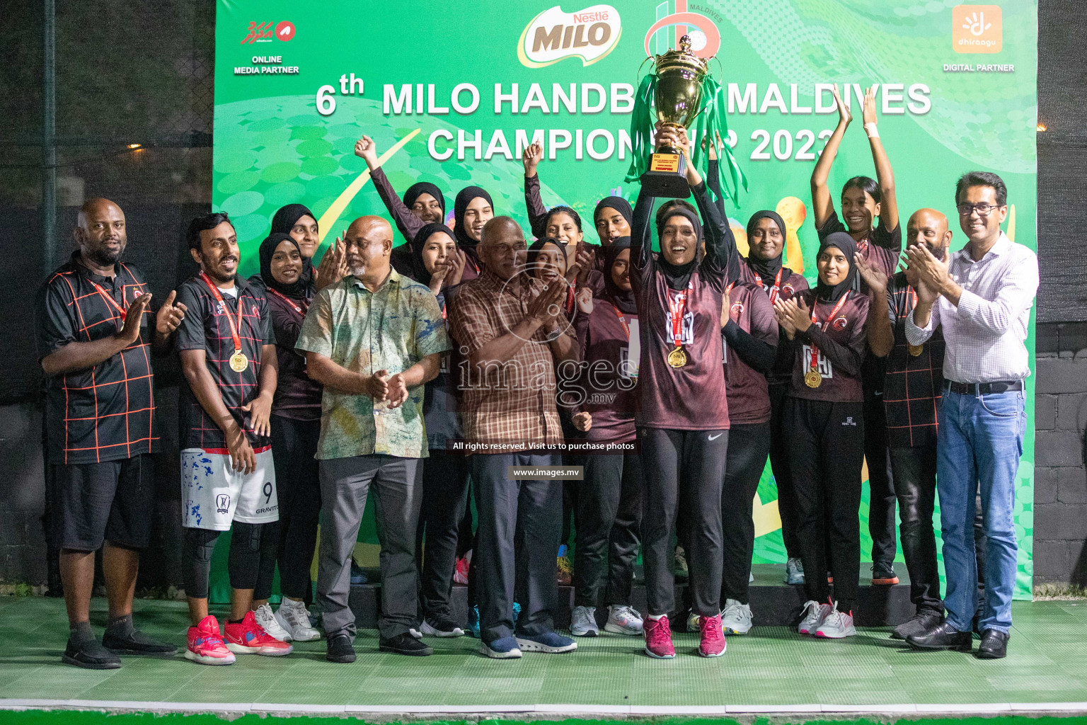 Finals of 6th MILO Handball Maldives Championship 2023, held in Handball ground, Male', Maldives on 10th June 2023 Photos: Nausham waheed / images.mv