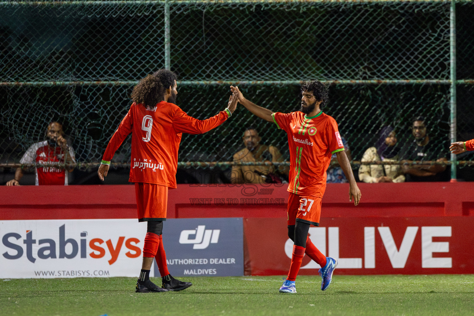 AA Feridhoo vs AA Maalhos in Day 11 of Golden Futsal Challenge 2025 was held on Wednesday, 15th January 2025, in Hulhumale', Maldives Photos: Mohamed Mahfooz Moosa / images.mv