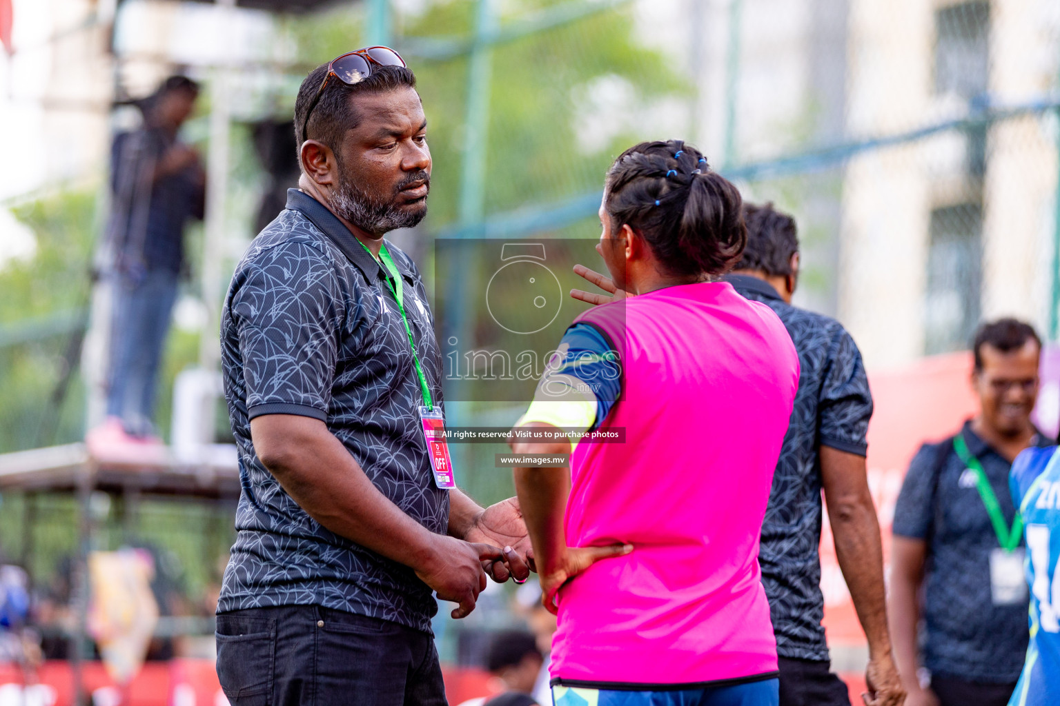 WAMCO vs MACL in 18/30 Futsal Fiesta Classic 2023 held in Hulhumale, Maldives, on Tuesday, 18th July 2023 Photos: Hassan Simah / images.mv