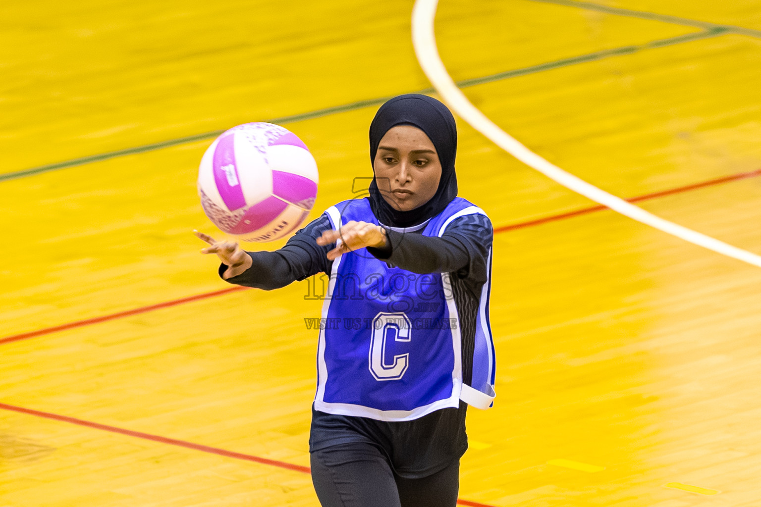 S.C. Shining Star vs KYRC in the Semi-finals of 24th Milo Netball Association Championship was held in Social Center at Male', Maldives on Wednesday, 10th September 2025. Photos: Mohamed Mahfooz Moosa / images.mv