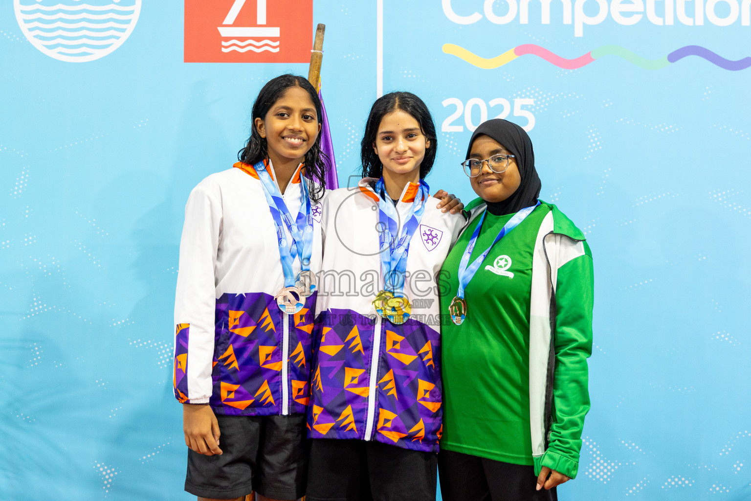 Day 4 of BML 21st Interschool Swimming Competition 2025 was held in Hulhumale' Swimming Pool, Hulhumale', Maldives on Tuesday, 14th October 2025. Photos: Mohamed Mahfooz Moosa / images.mv