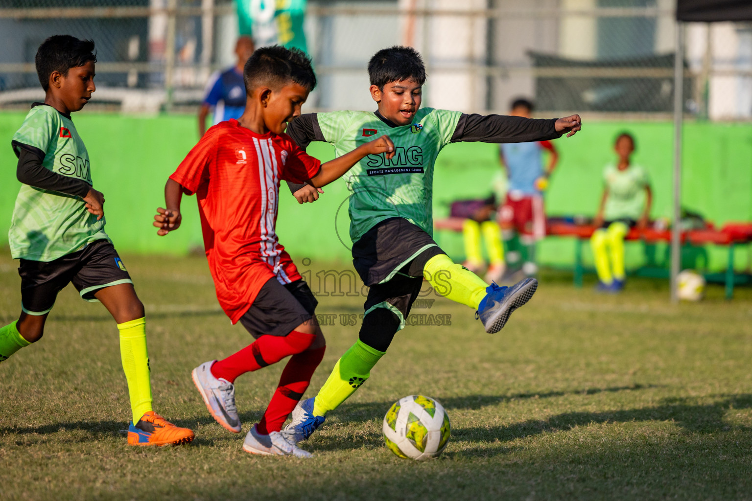 Day 2 of MILO Academy Championship 2025 was held on Friday, 14th February 2025 in Henveiru Stadium. 
Photos: Hassan Simah / Images.mv