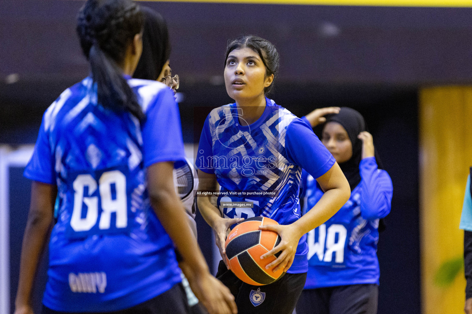 24th Interschool Netball Tournament 2023 was held in Social Center, Male', Maldives on 27th October 2023. Photos: Nausham Waheed / images.mv