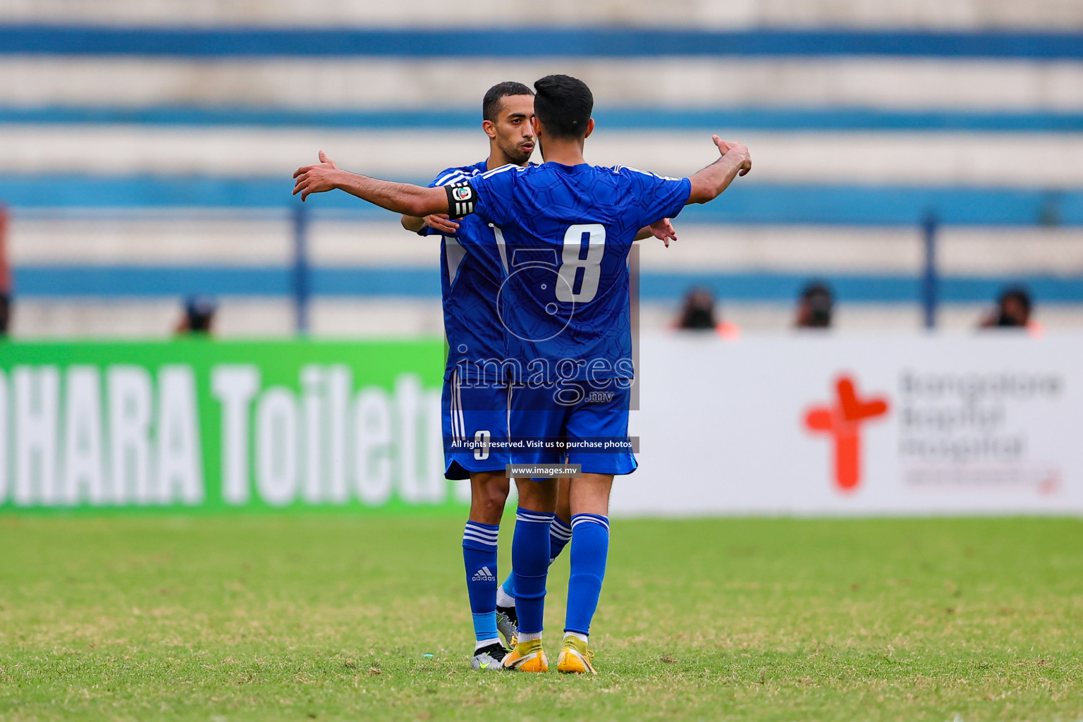 Kuwait vs Bangladesh in the Semi-final of SAFF Championship 2023 held in Sree Kanteerava Stadium, Bengaluru, India, on Saturday, 1st July 2023. Photos: Nausham Waheed, Hassan Simah / images.mv