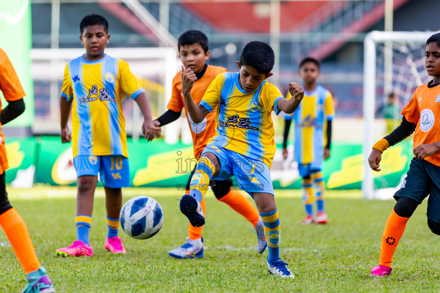 Day 2 of Under 10 MILO Academy Championship 2024 was held at National Stadium in Male', Maldives on Saturday, 27th April 2024. Photos: Nausham Waheed / images.mv