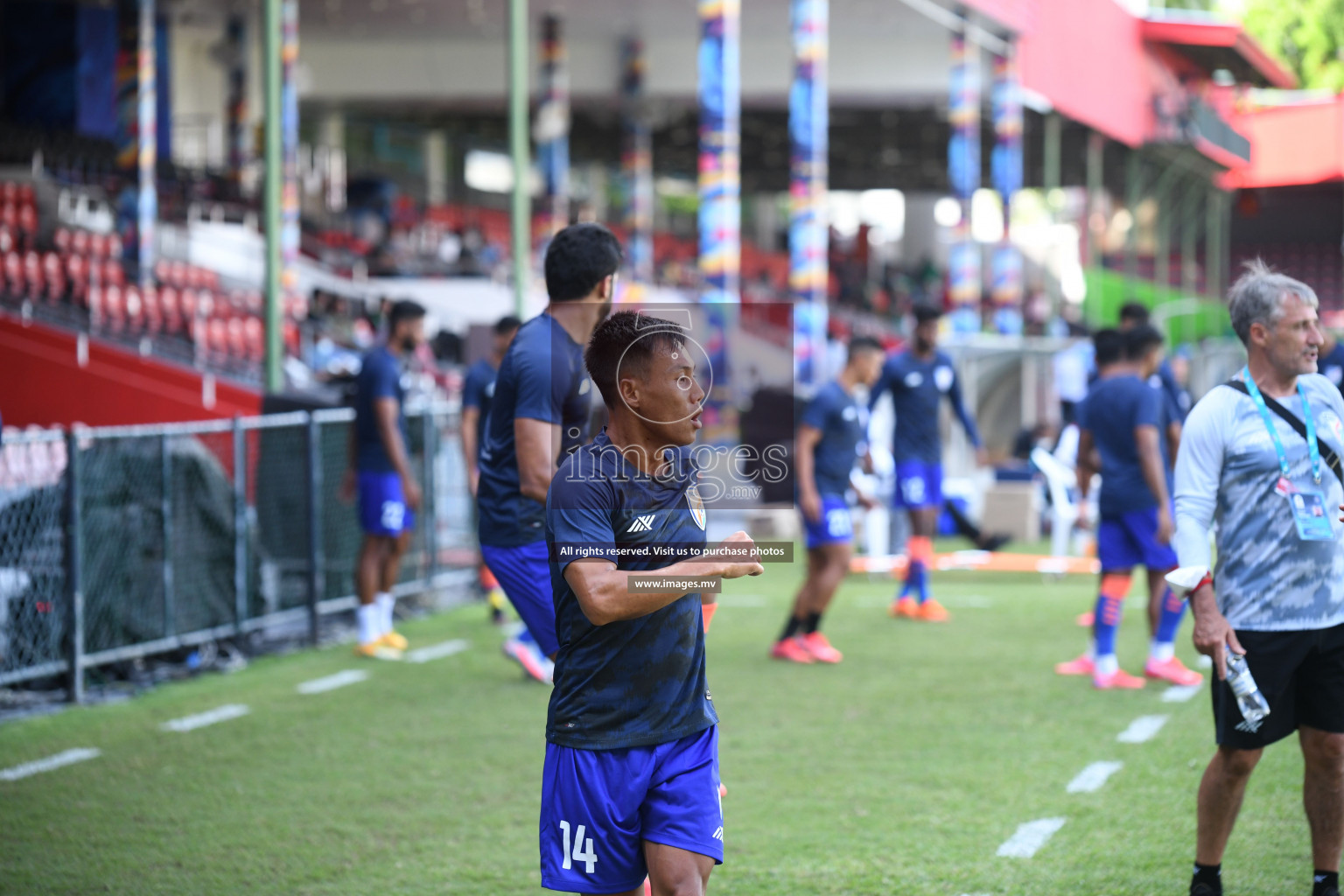 Bangladesh vs India in SAFF Championship 2021 held on 1st October 2021 in Galolhu National Stadium, Male', Maldives