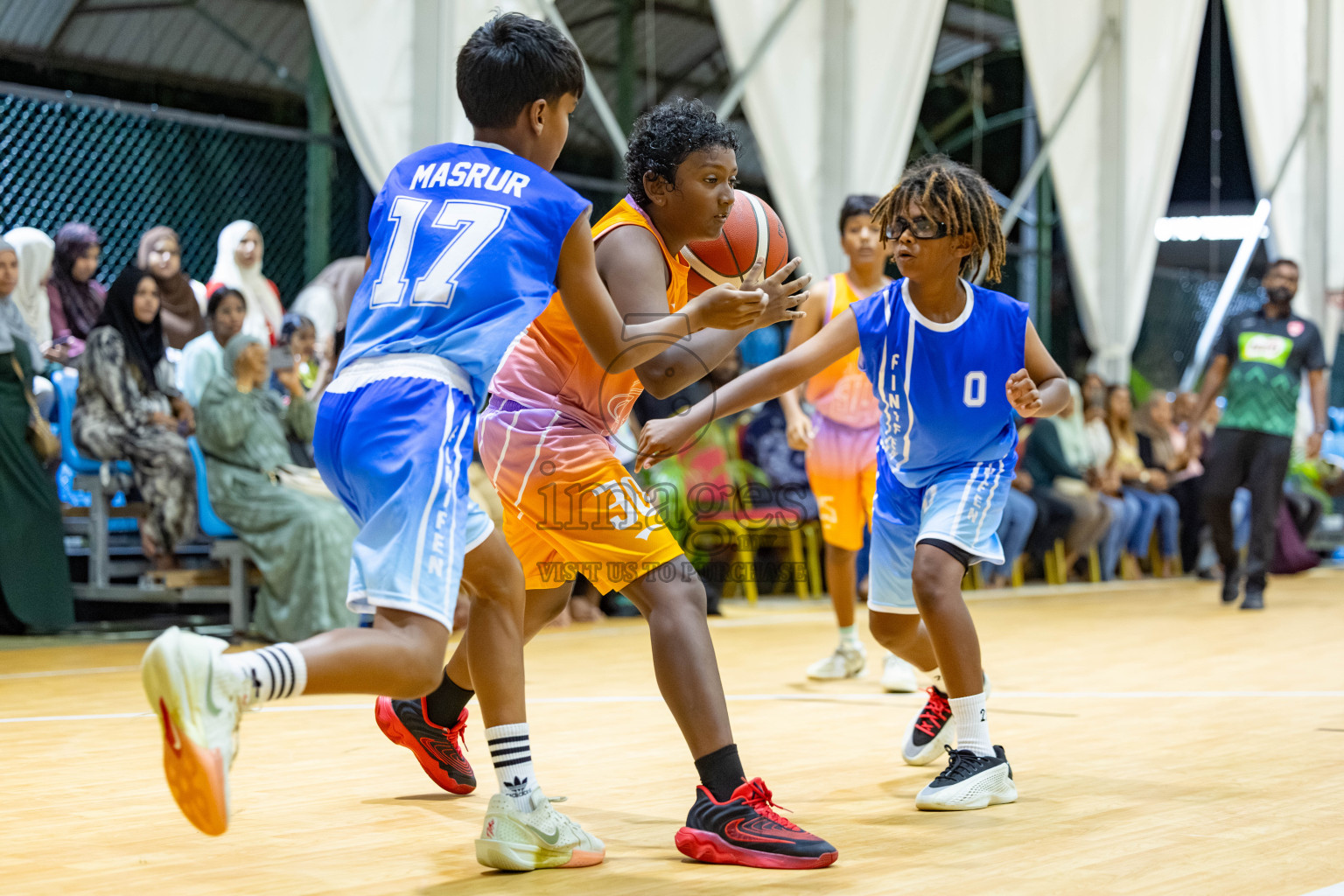 Milo 5 x 5 Junior Challenge 2025 - Basketball tournament held in Basketball Training Center, Male', Maldives on Thursday, 09th October 2025. 
Photo by: Hassan Simah / Images.mv