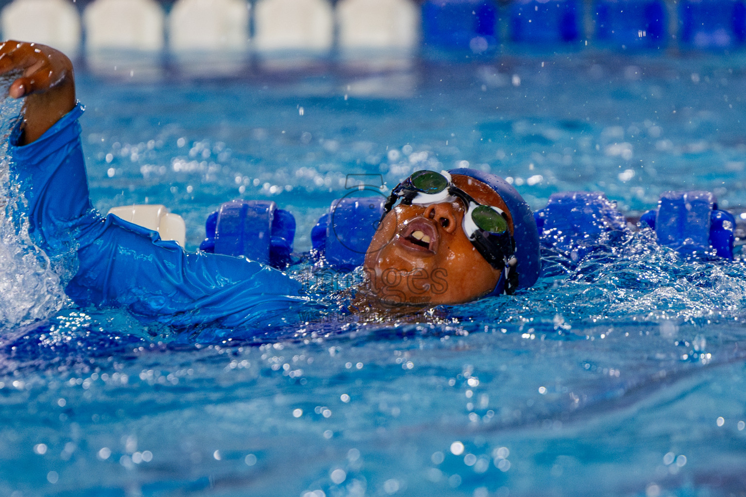 Day 1 of BML 5th National Swimming Kids Festival 2024 held in Hulhumale', Maldives on Monday, 18th November 2024. Photos: Nausham Waheed / images.mv