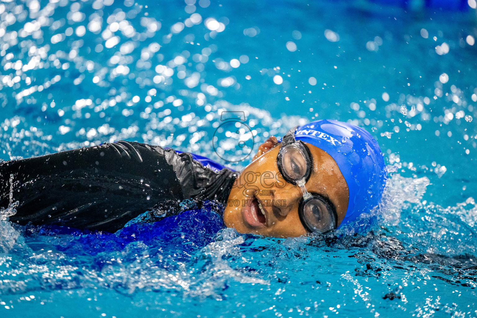 Day 1 of 20th Inter-school Swimming Competition 2024 held in Hulhumale', Maldives on Saturday, 12th October 2024. Photos: Ismail Thoriq / images.mv