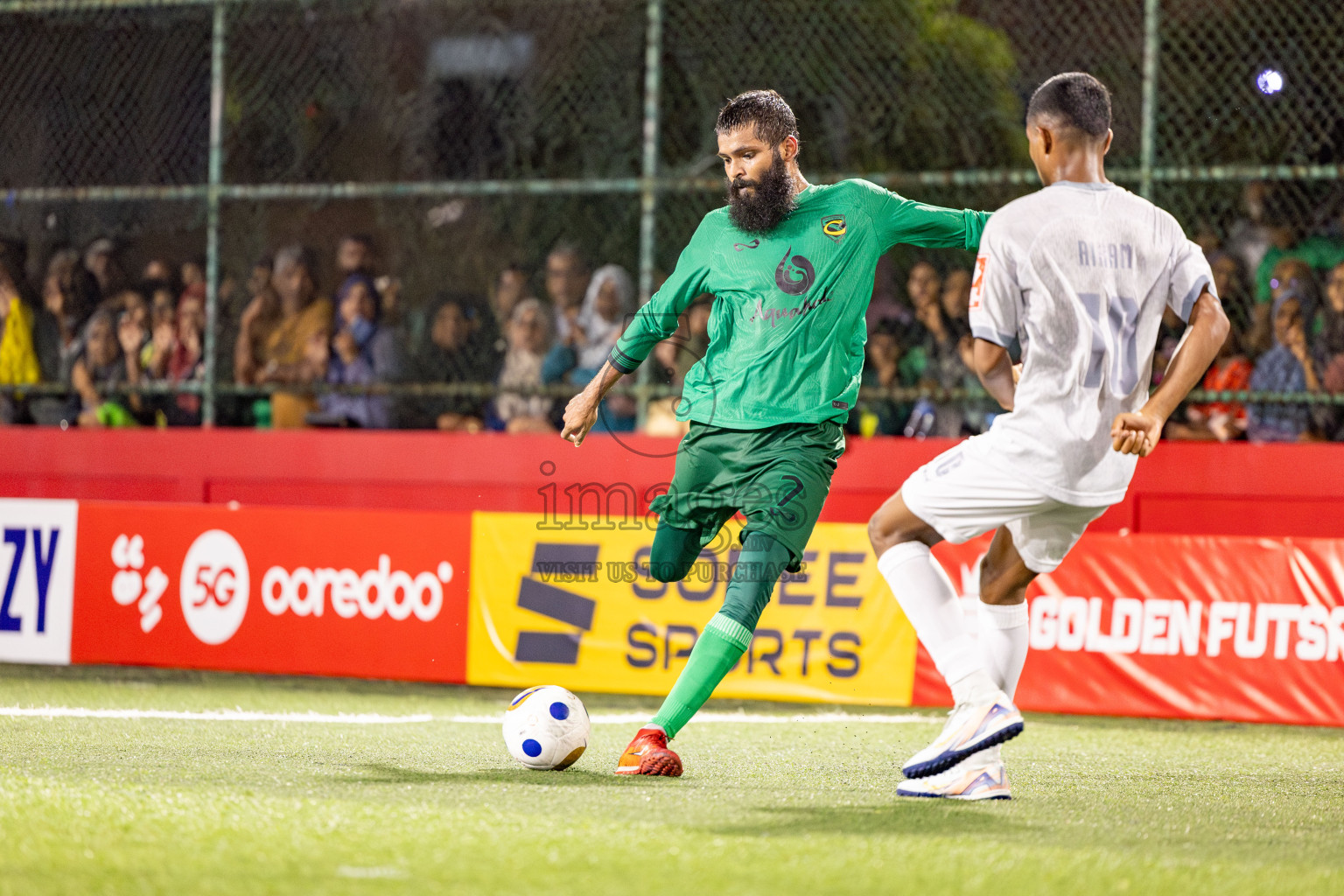 HA. Vashfaru vs HA. Utheemu in Day 1 of Golden Futsal Challenge 2025 on Sunday, 5th January 2025, in Hulhumale', Maldives 
Photos: Nausham Waheed / images.mv