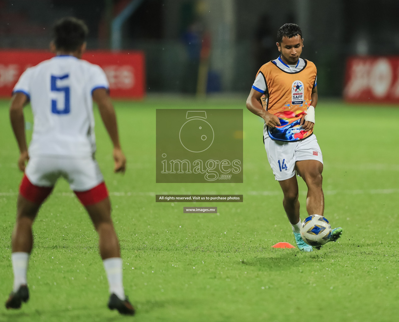 Nepal vs Sri Lanka in SAFF Championship 2021 held on 4th October 2021 in Galolhu National Stadium, Male', Maldives