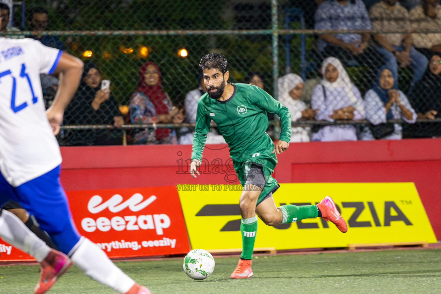 Fenaka vs MIB in Day 6 of Office League 2025 was held on Monday, 21st April 2025 in Hulhumale', Maldives. Photos: Ismail Thoriq / images.mv