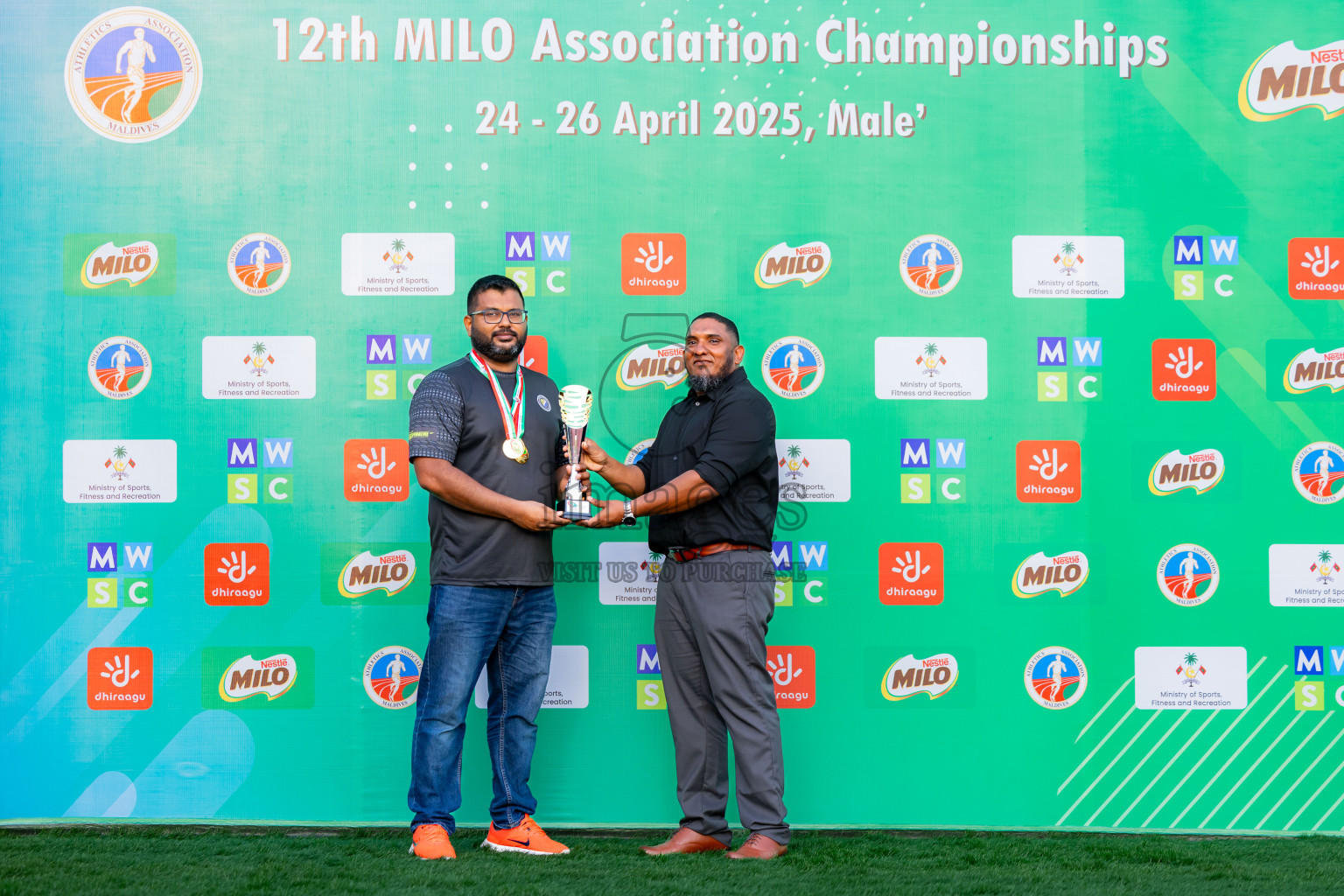 Day 3 of 12th Milo Association Championships was held in Ekuveni Track at Male', Maldives on Saturday, 26th April 2025. Photos: Nausham Waheed / images.mv