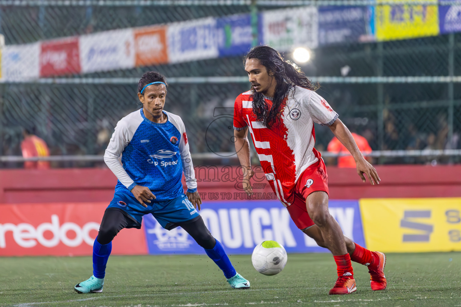 M Mulak vs M Naalaafshi on Day 34 of Golden Futsal Challenge 2024 was held on Monday, 19th February 2024, in Hulhumale', Maldives
Photos: Ismail Thoriq / images.mv