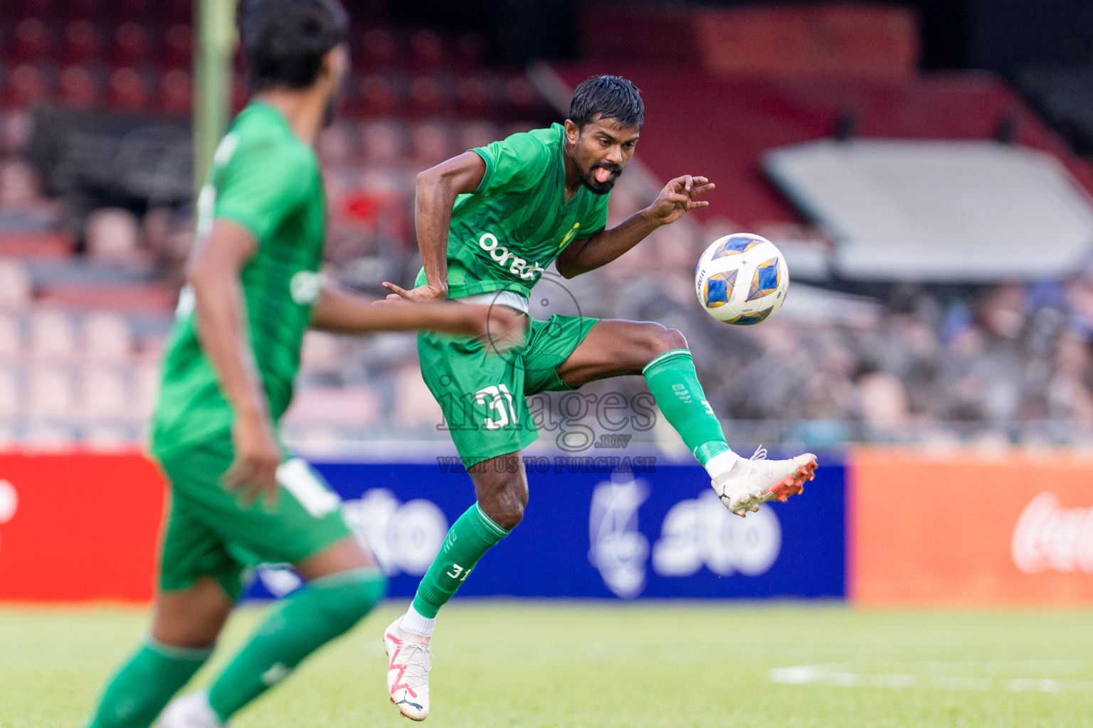 Maziya Sports & Recreation vs Club Eagles in the final of Dhivehi Premier League 2023 , held in National Football Stadium, Male', Maldives Photos: Nausham Waheed/ Images.mv