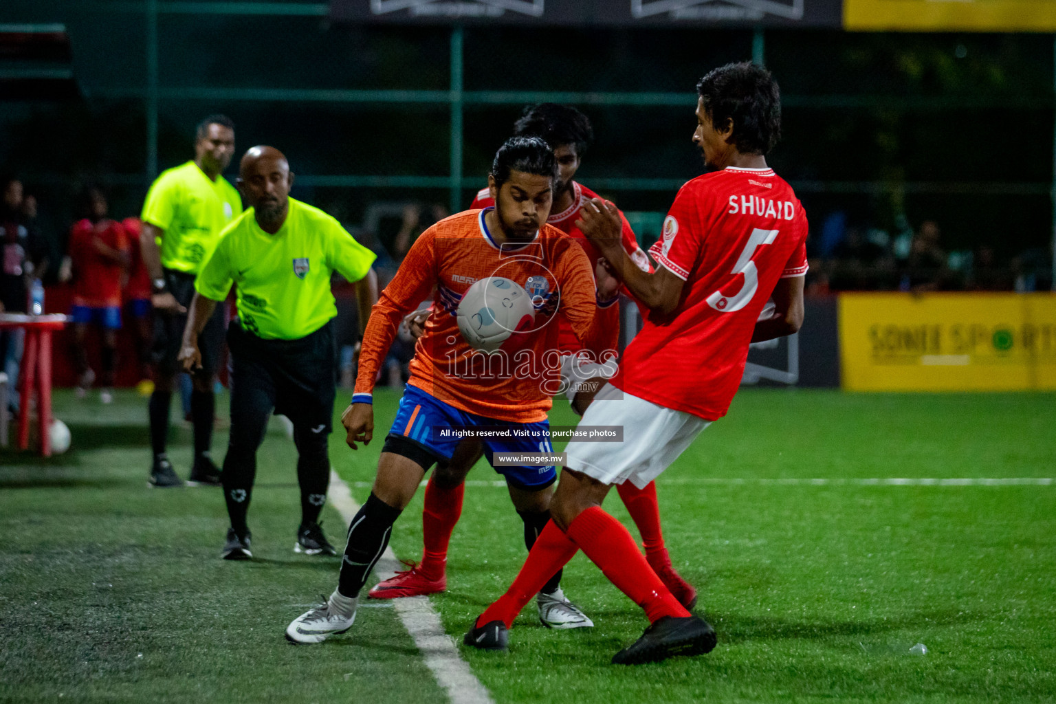 Stelco Club vs Raajje Online Club in Club Maldives Cup 2022 was held in Hulhumale', Maldives on Wednesday, 19th October 2022. Photos: Hassan Simah/ images.mv