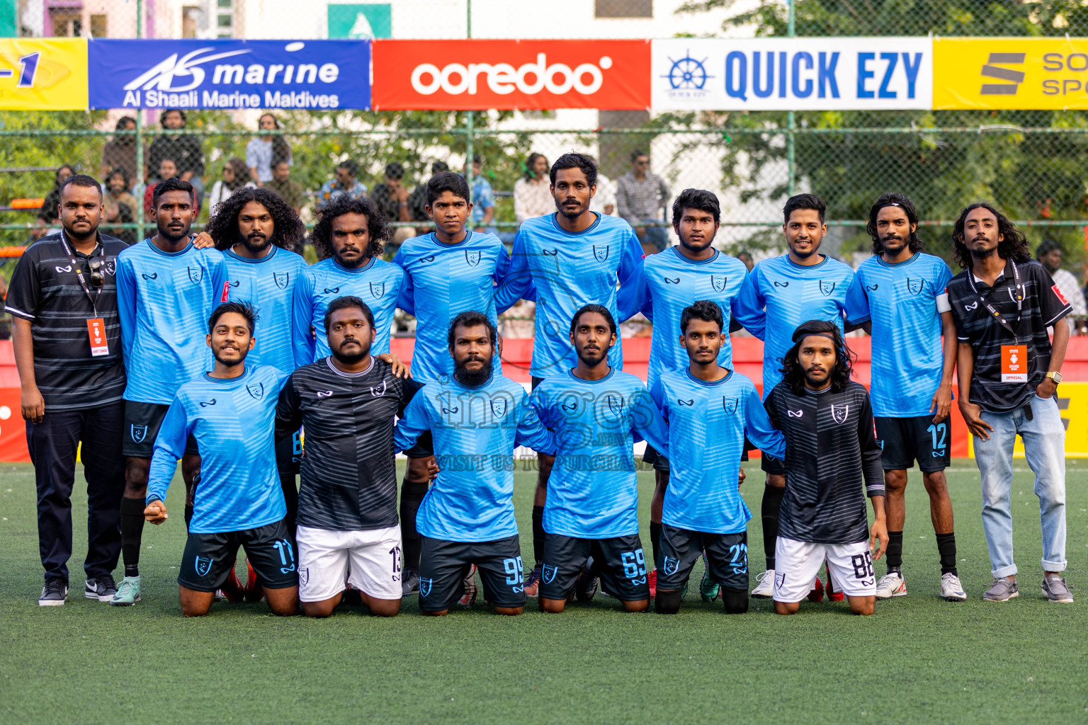 GDh. Gadhdhoo  VS  GDh. Hoandedhdhoo in Day 12 of Golden Futsal Challenge 2024 was held on Friday, 26th January 2024, in Hulhumale', Maldives 
Photos: Hassan Simah / images.mv