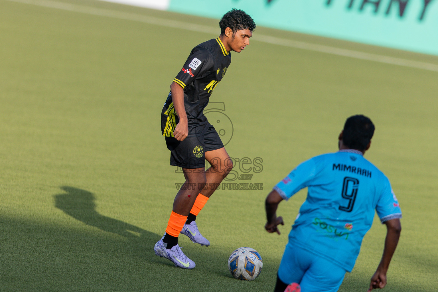 Irumathi FC VS Middle East in Day 5 of Eydhafushi Cup 2025 held in Eydhafushi Football Stadium at B. Eydhafushi, Maldives on Tuesday, 9th September 2025. Photos: Arif Rasheed / images.mv