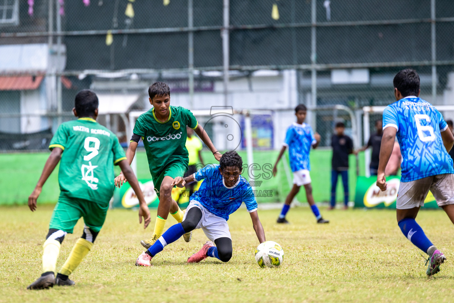 Day 4 of MILO Academy Championship 2024 (U-14) was held in Henveyru Stadium, Male', Maldives on Sunday, 3rd November 2024.
Photos: Ismail Thoriq /  Images.mv