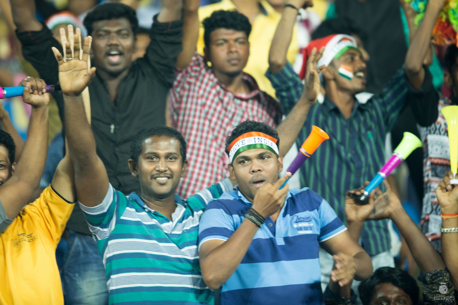 India vs Nepal in SAFF Suzuki Cup in Thiruvananthapuram, India, Sunday, December. 27, 2015. (Images.mv Photo/ Mohamed Ahsan).