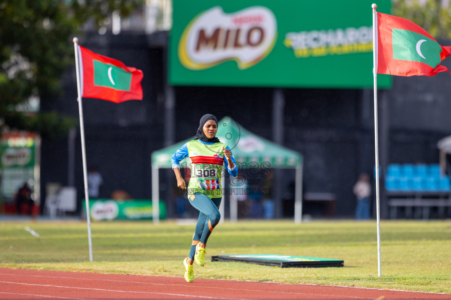 Day 3 of 12th Milo Association Championships was held in Ekuveni Track at Male', Maldives on Saturday, 26th April 2025. Photos: Ismail Thoriq / images.mv
