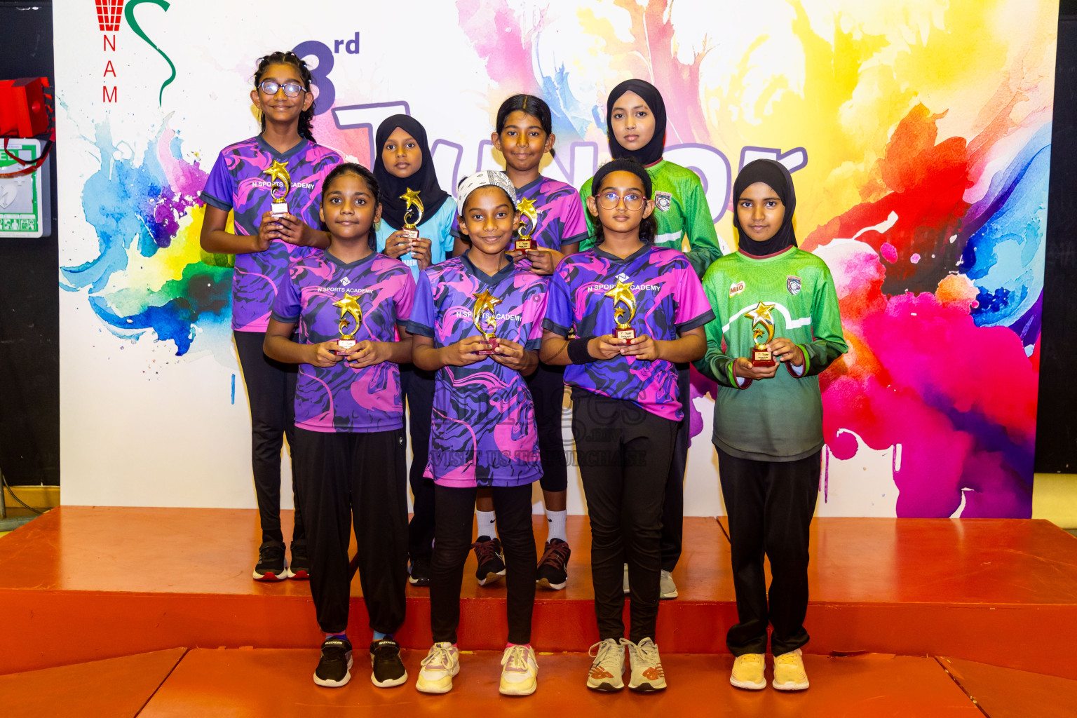 Closing ceremony of 3rd Netball Junior Championship, held at Social Center on Saturday, 25th January 2025 . Photos: Nausham Waheed / images.mv