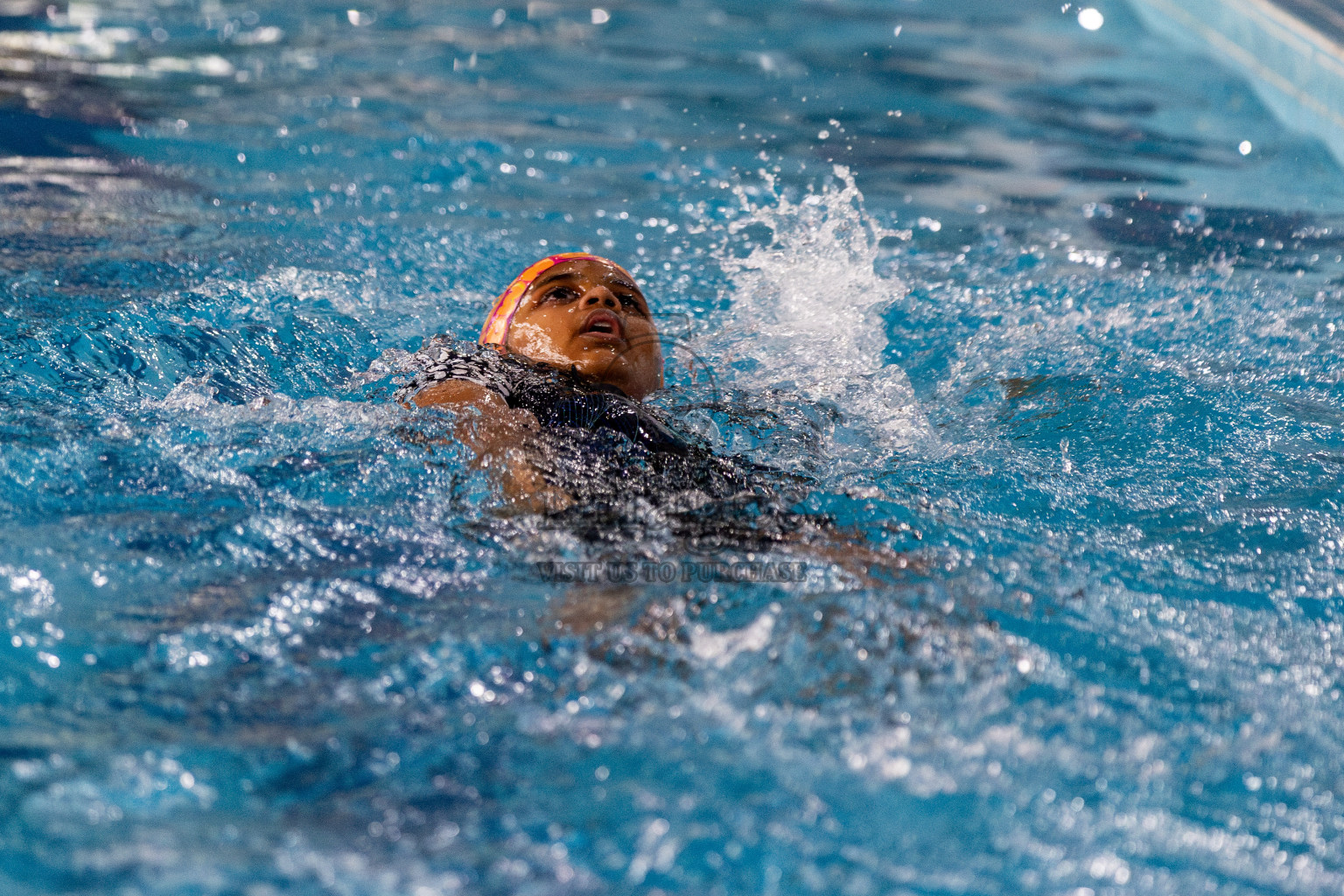 Day 3 of National Swimming Competition 2024 held in Hulhumale', Maldives on Sunday, 15th December 2024. Photos: Hassan Simah / images.mv