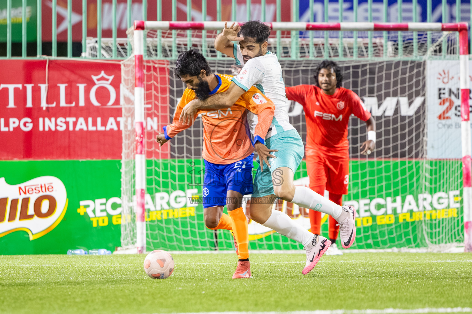 MPL vs Team FSM in Day 14 of Club Maldives Cup 2025 was held in Rehendhi Futsal Ground, Hulhumale', Maldives on Tuesday, 14th October 2025. Photos: Mohamed Mahfooz Moosa / images.mv