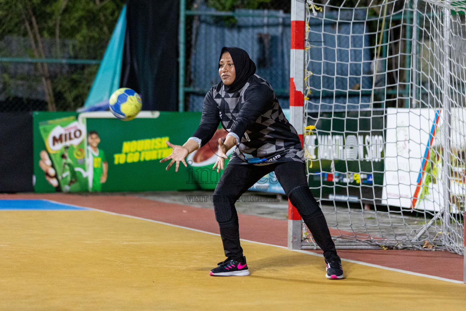 Day 7 of 10th National Handball Tournament 2023, held in Handball ground, Male', Maldives on Sunday, 4th December 2023 Photos: Nausham Waheed/ Images.mv