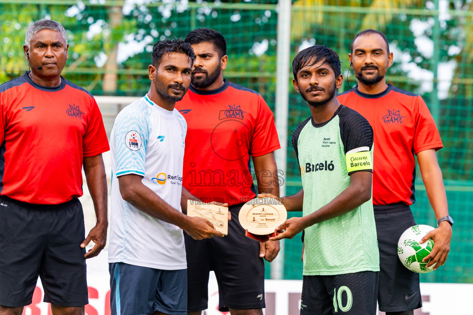 Barcelo vs Lily Beach in Semi Final of Resort League 2025 (Ari Zone) was held on Friday, 27th June 2025 in Conrad Maldives Rangali Island, Alif Dhaalu Atoll, Maldives. Photos: Nausham Waheed / images.mv