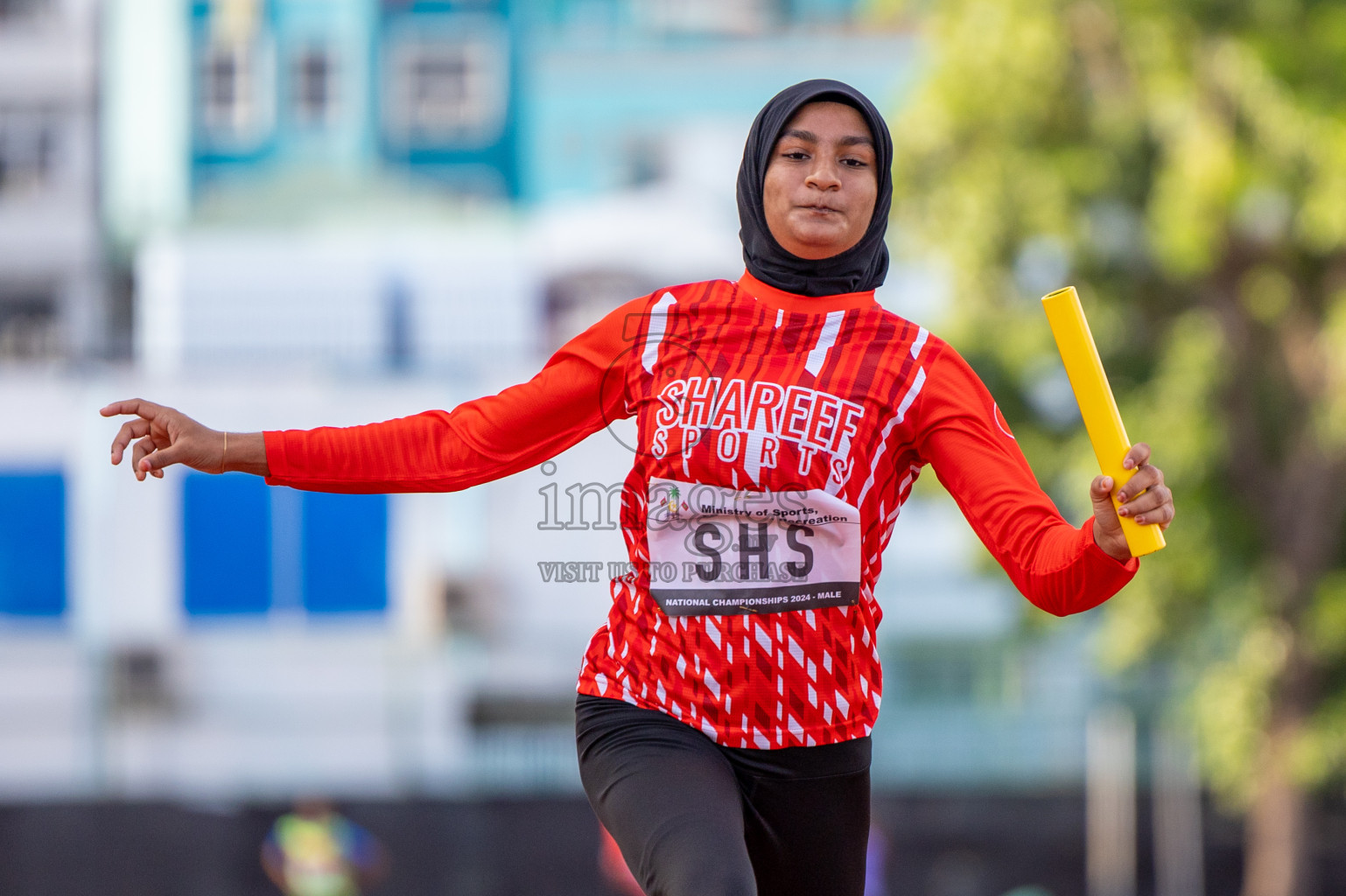 Day 3 of 33rd National Athletics Championship was held in Ekuveni Track at Male', Maldives on Saturday, 7th September 2024. Photos: Suaadh Abdul Sattar / images.mv