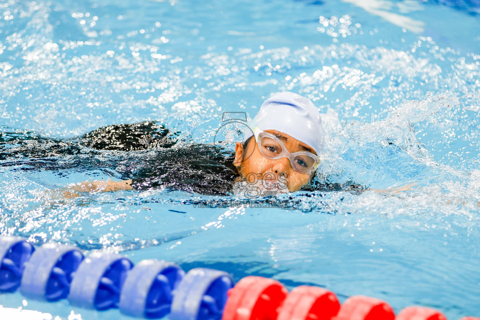 Day 1 of BML 6th National Kids Swimming Kids Festival 2025 held in Hulhumale', Maldives on Monday, 3rd November 2024. Photos: Hassan Simah / images.mv