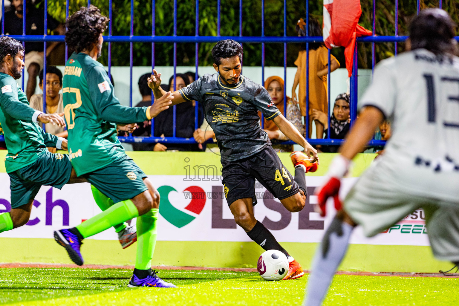 Afro SC vs FC Suddenly in Day 1 of Eydhafushi Futsal Cup 2024 was held on Monday , 8th April 2024, in B Eydhafushi, Maldives Photos: Nausham Waheed / images.mv