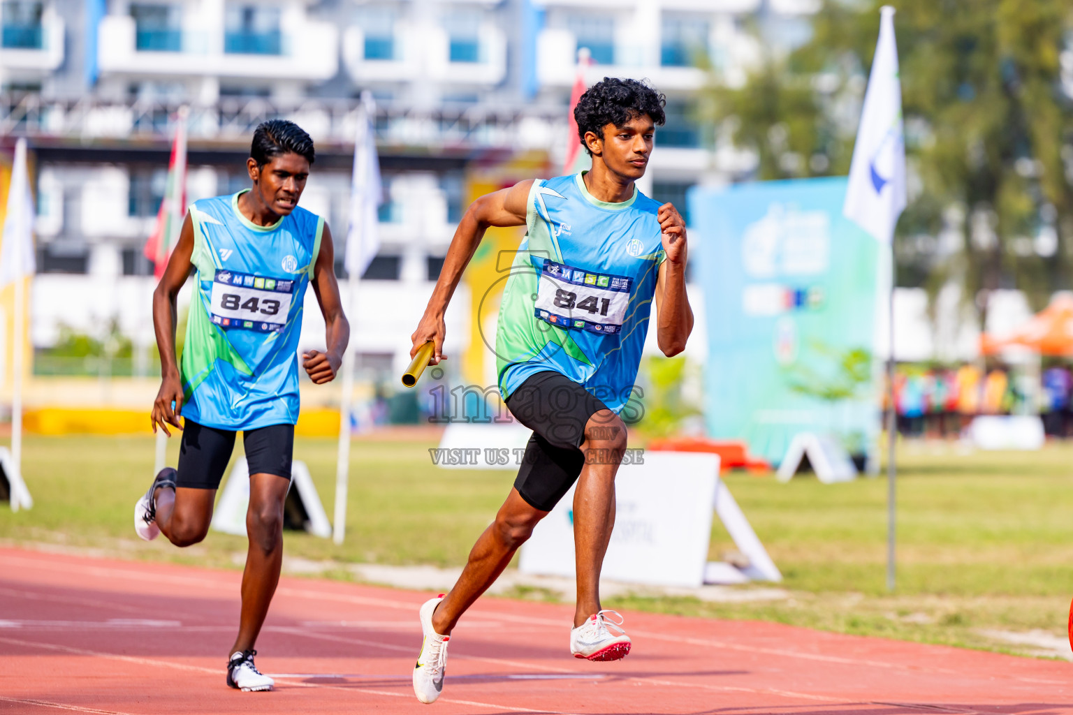 Day 5 of MWSC Interschool Athletics Championships 2024 held in Hulhumale Running Track, Hulhumale, Maldives on Wednesday, 13th November 2024. Photos by: Nausham Waheed / Images.mv