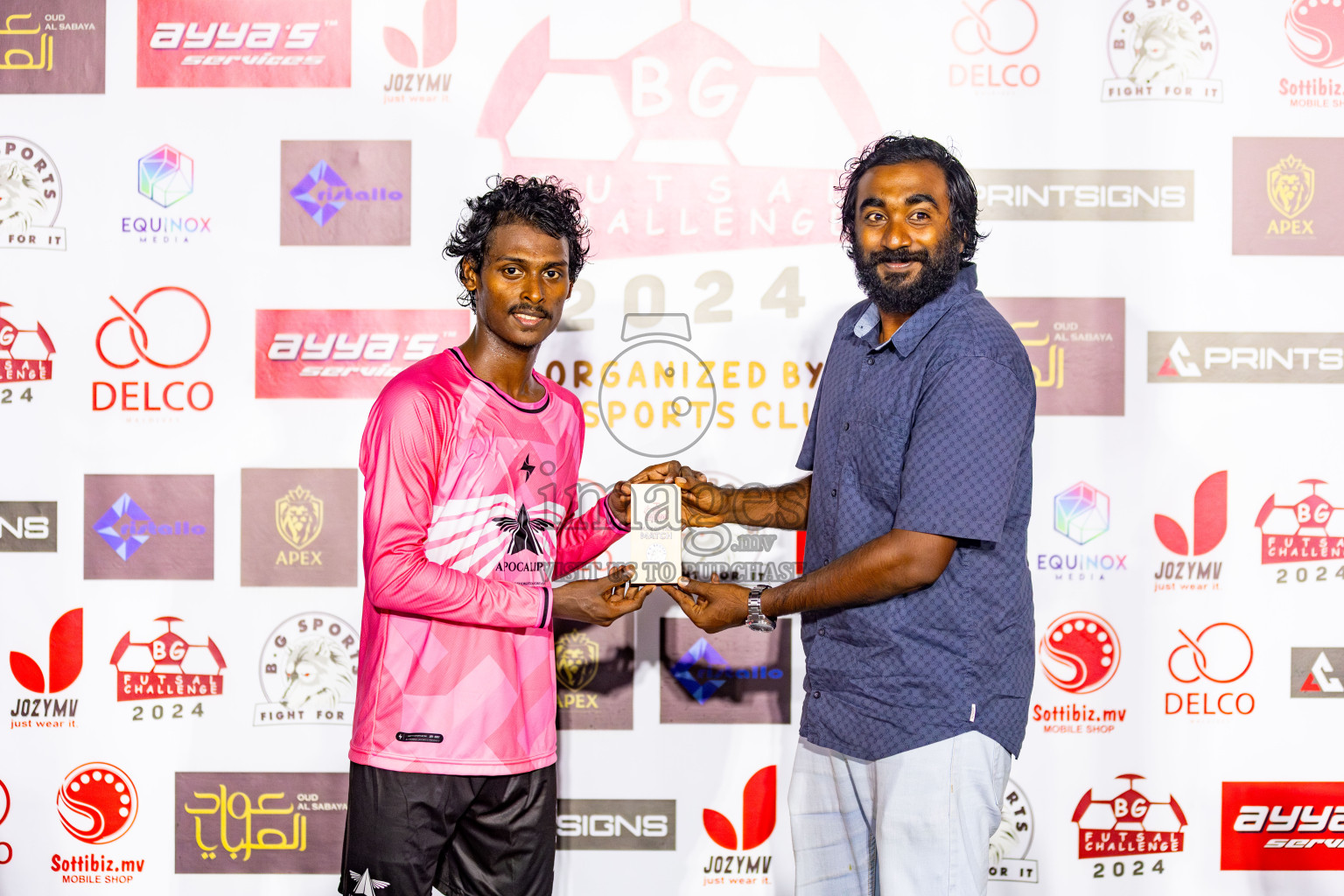 Apocalipse SC vs Young Stars in Day 2 of BG Futsal Challenge 2024 was held on Wednesday, 13th March 2024, in Male', Maldives Photos: Nausham Waheed / images.mv