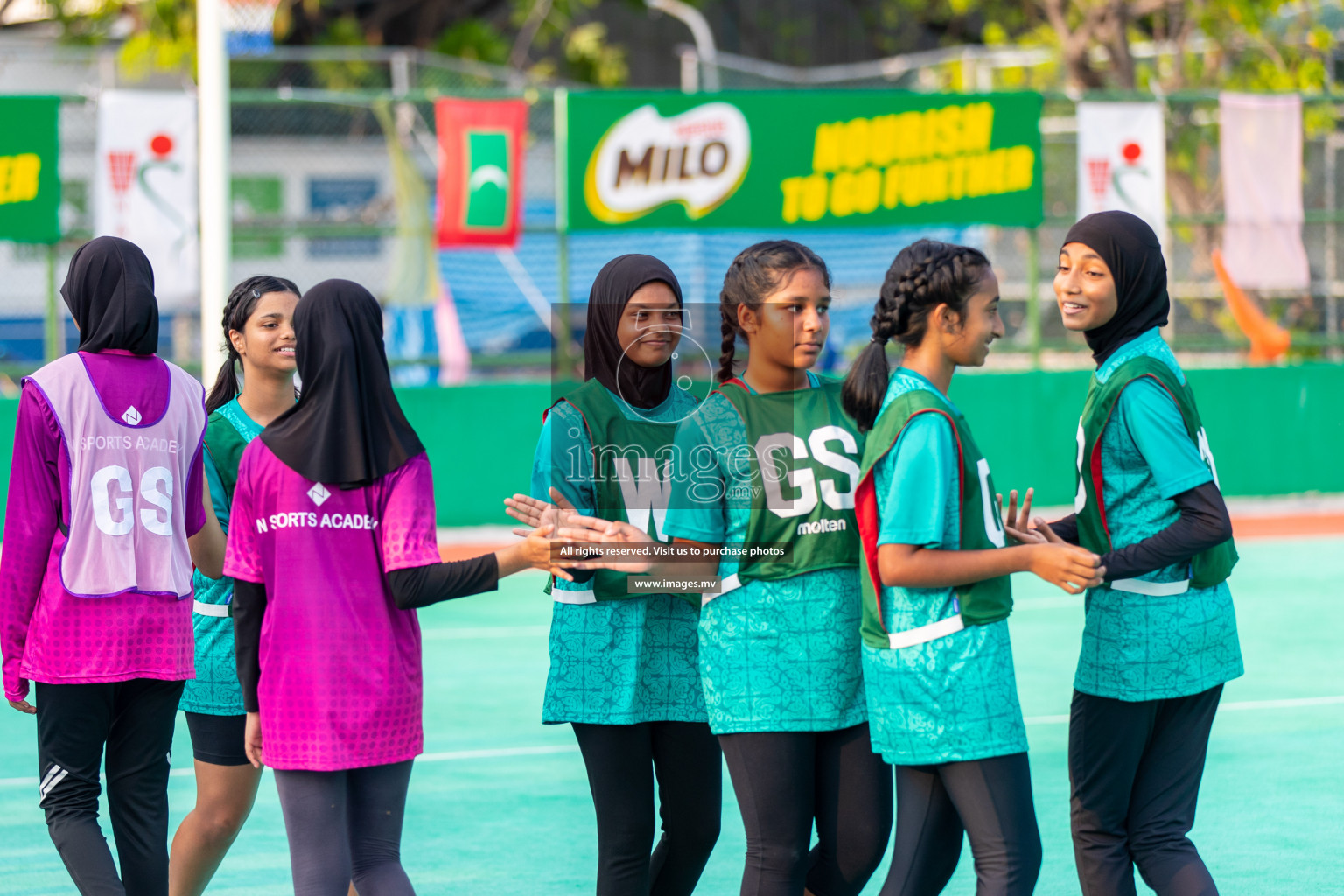 Junior Netball Championship 2022 - Under 14 Final U14 final of Junior Netball Championship 2022 held in Male', Maldives on Friday, 18th March 2022. Photos by Ismail Thoriq