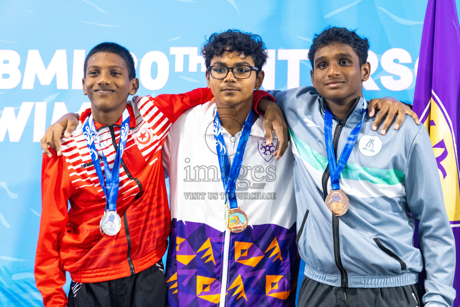 Day 4 of 20th Inter-school Swimming Competition 2024 held in Hulhumale', Maldives on Tuesday, 15th October 2024. Photos: Ismail Thoriq / images.mv