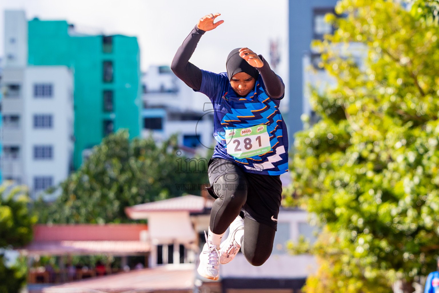 Day 2 of National Athletics Championship 2025 was held at Ekuveni Running Ground in Male', Maldives on Friday, 15th August 2025. Photos: Nausham Waheed  / images.mv